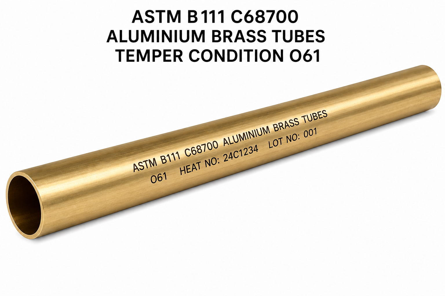 Astm B111 C68700 Aluminium Brass Tubes
